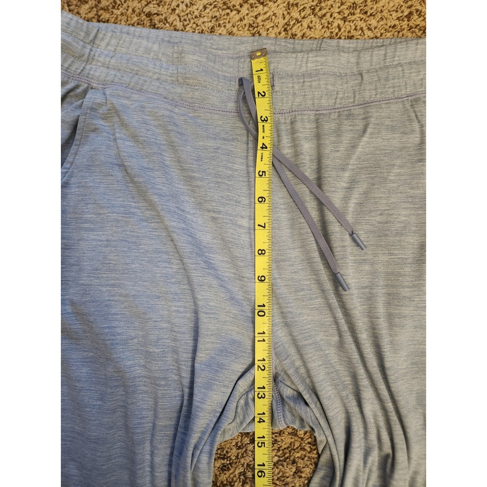 90 Degree by Reflex Womens XXL Blue Heathered Joggers Drawstring Sweatpants - Picture 6 of 8